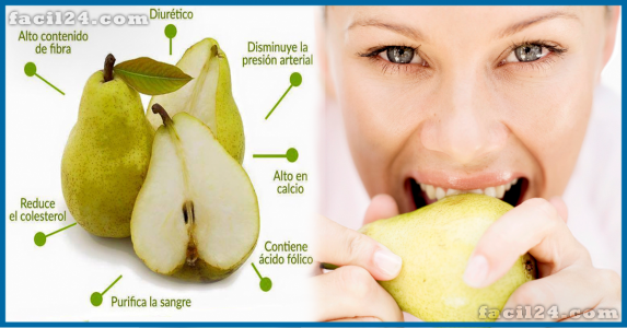 Conoce Los 4 Beneficios de Comer una Pera por Día
